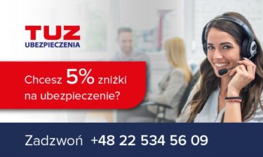 Zniżka na telefon. Tylko zadzwoń do TUZ: 22 534 56 09