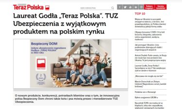 Artykuł o wyjątkowym produkcie TUZ opublikowany w „Magazynie Teraz Polska”