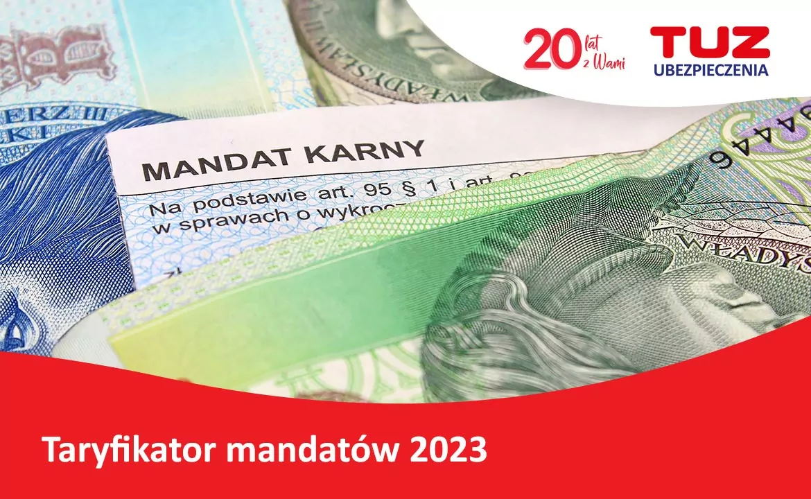 Taryfikator mandatów 2023 a ubezpieczenie OC samochodu